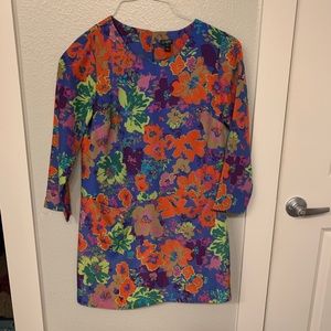 Beautiful Floral J Crew Shift Dress